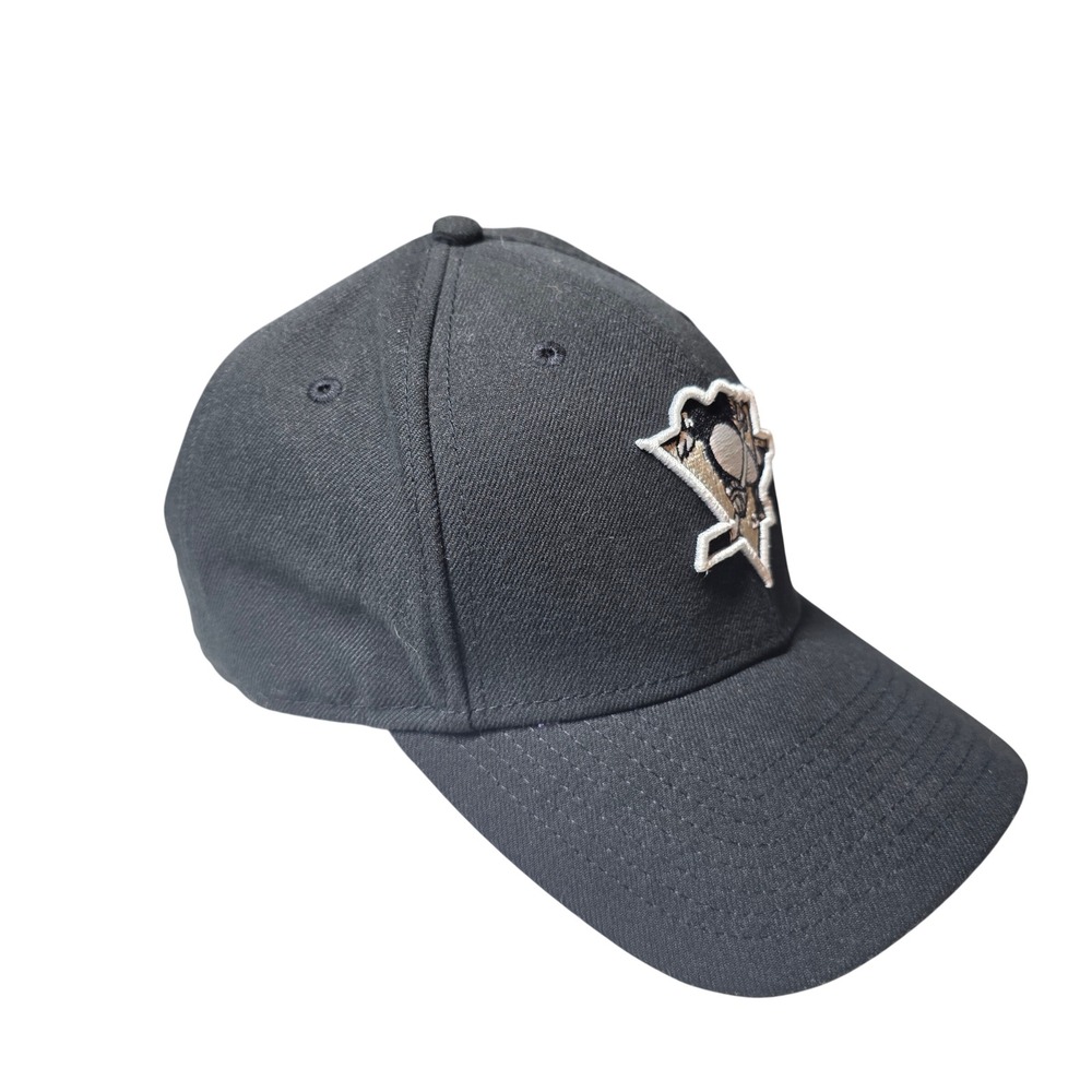 Pittsburgh Penguins New Era 9FORTY Black NHL Baseball Cap Hat - Picture 9 of 10